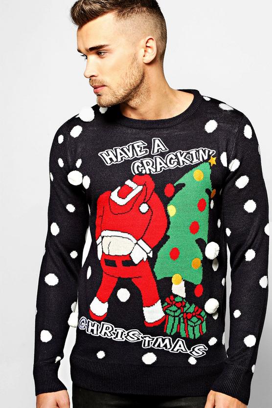 Crackin&#39; Christmas Novelty Jumper